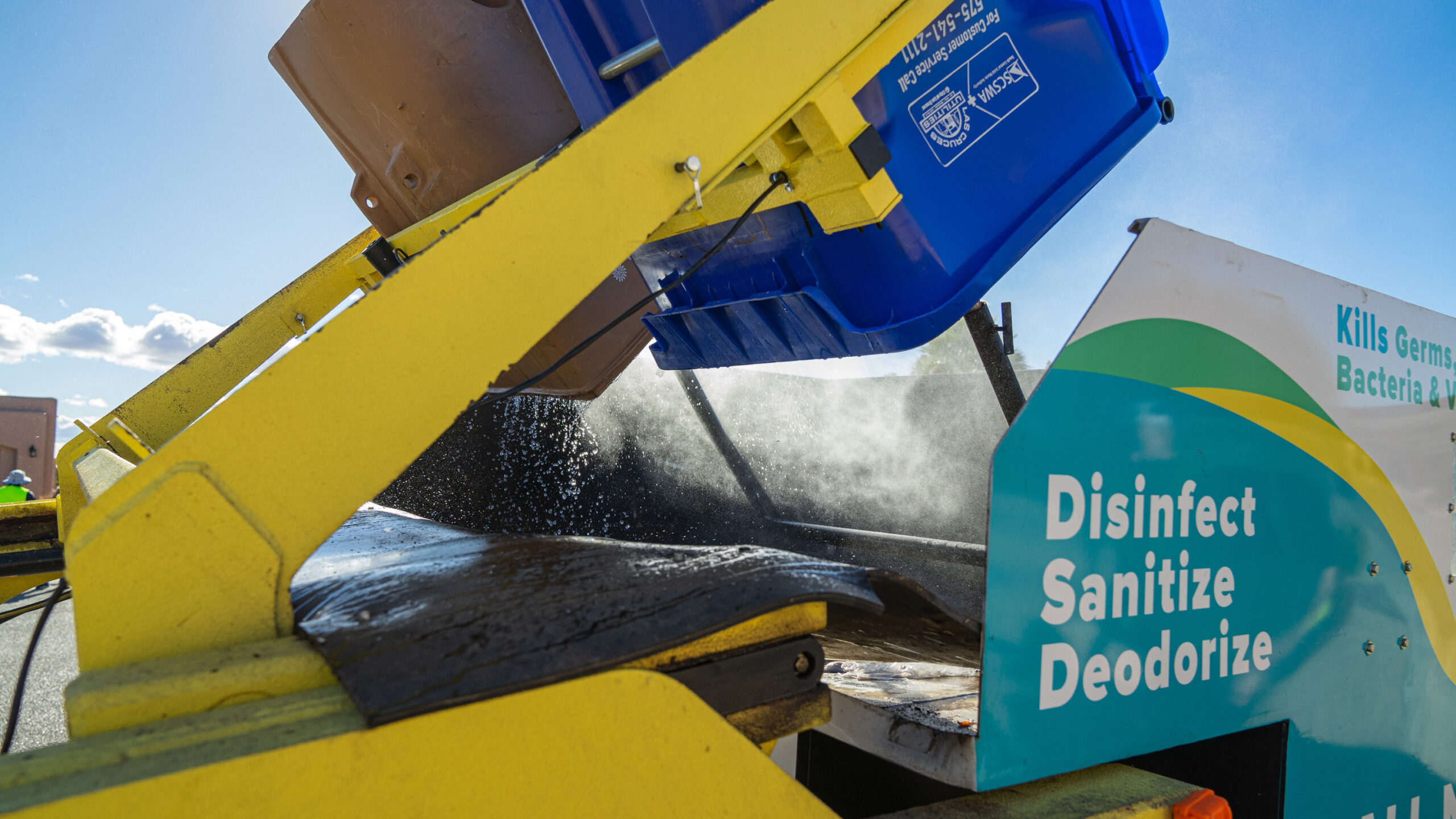 Southwest Bin pressure washing team
